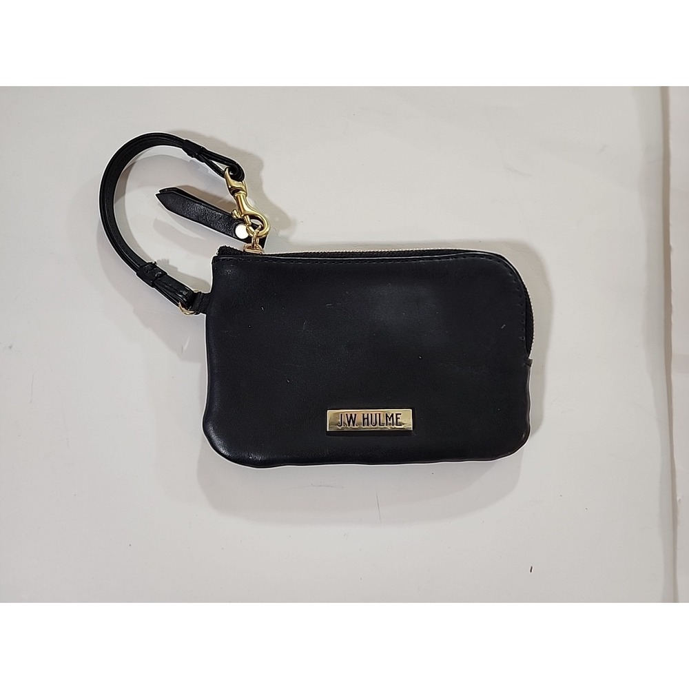J.W.‎ Hulme Teal Black Wristlet Wallet 6x4